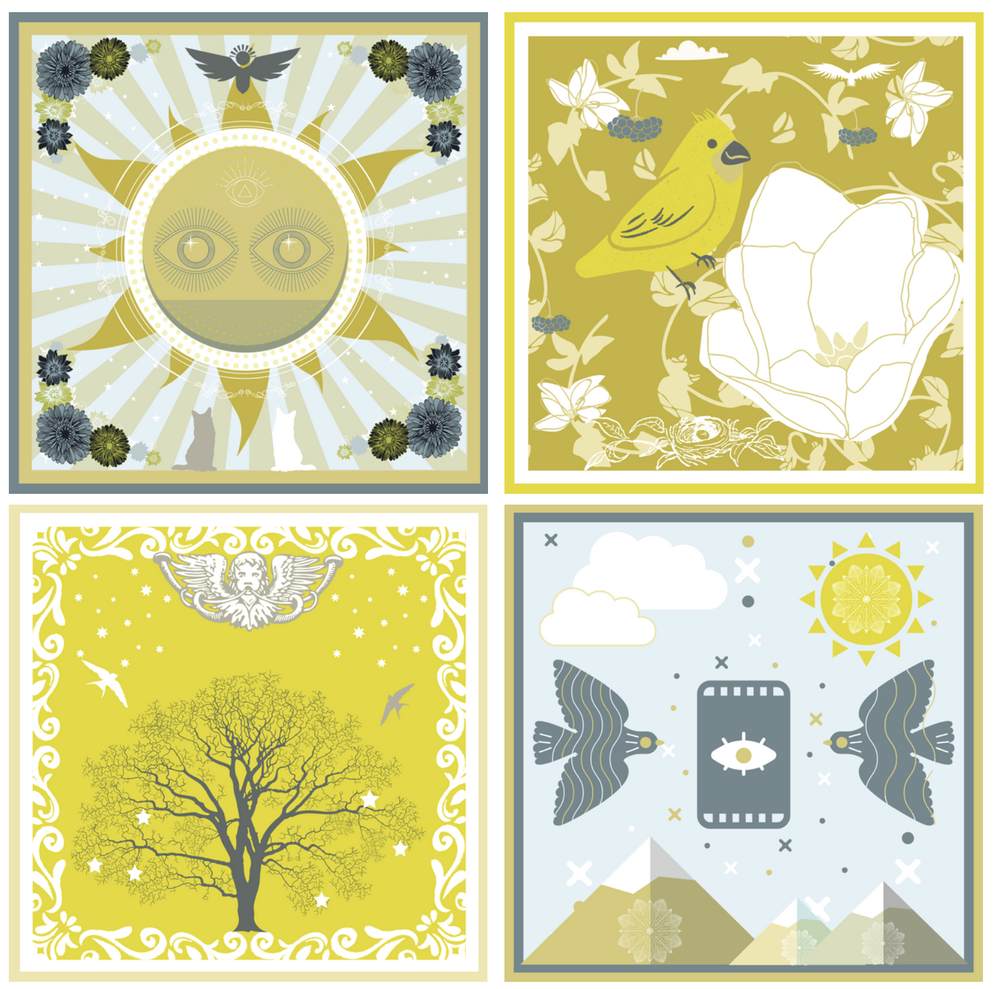 The Sacred Guide: 48-Card Insight Card E-Deck (Download + Print